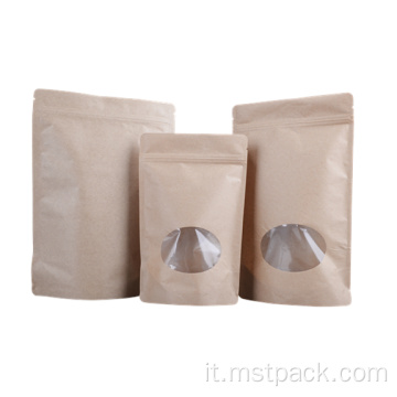 Borse da finestra / stand up sacchetti con Ziplock